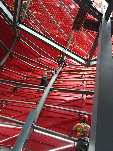 軍博防腐 南昌高空作業(yè)